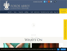 Tablet Screenshot of fordeabbey.co.uk